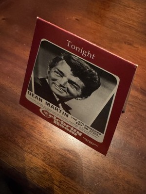 Dean Martin The Golddiggers Las Vegas MGM Grand Casino Table Tent Sign Vintage