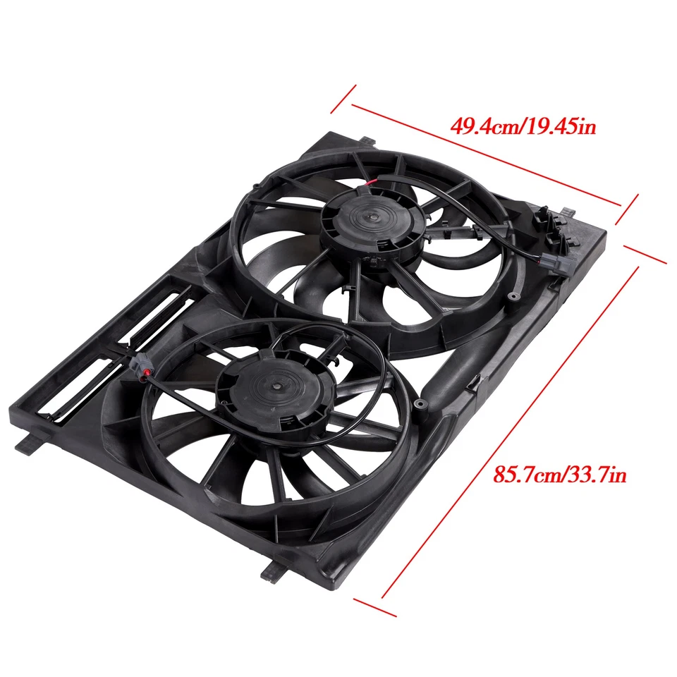 Ventilador de refrigeración del radiador para Ford Transit-250 Transit-350 2015-2020 2021 LK4Z8C607B Foto 2 de 4