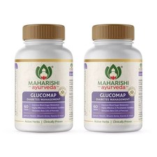 Maharishi Ayurveda Glucomap 60 Tabs Fast SHIPPING pack of 2 