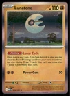Lunatone - Holo - Rare - 074/132 - NM