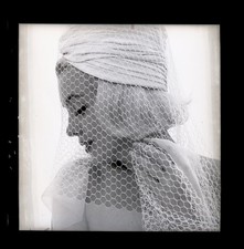 MARILYN MONROE WHITE VEIL LEGENDARY LAST SITTING 1962 ORIGINAL CAMERA NEGATIVE