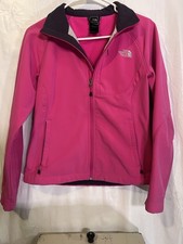 North Face Jacket Women  s Size Small Petite Zip Up Pockets Pink