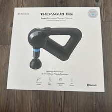 Therabody Theragun Elite G4 Massage Gun Black New Sealed Free Fast Shipping