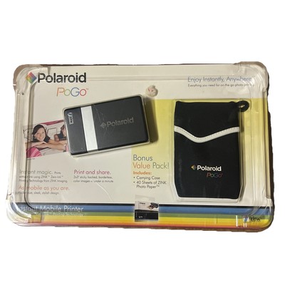 最終値下げpolaroid poGoポラロイドインスタントモバイルプリント Polaroid PoGo Instant Mobile Thermal Printer Zink w/Bonus Value