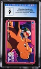 2000 Bandai Carddass Pokemon Gold & Silver Anime #MOVIE21 Charizard & Ash CGC 9