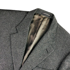 Corneliani Men  s Wool/Silk 2-Button Tweed Blazer Jacket Check   Italy   42R
