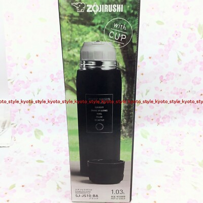 Zojirushi SJ-JS10-BA Edelstahl Thermoskanne Flasche Tuff Schwarz 1.03L 28.5cm