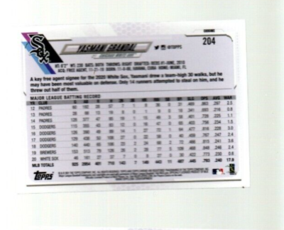 2021 Topps Chrome XFRACTOR YASMANI GRANDAL #204 CHICAGO WHITE SOX