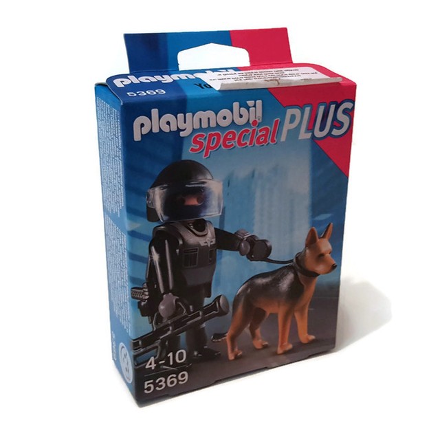 playmobil tactical police dog unit