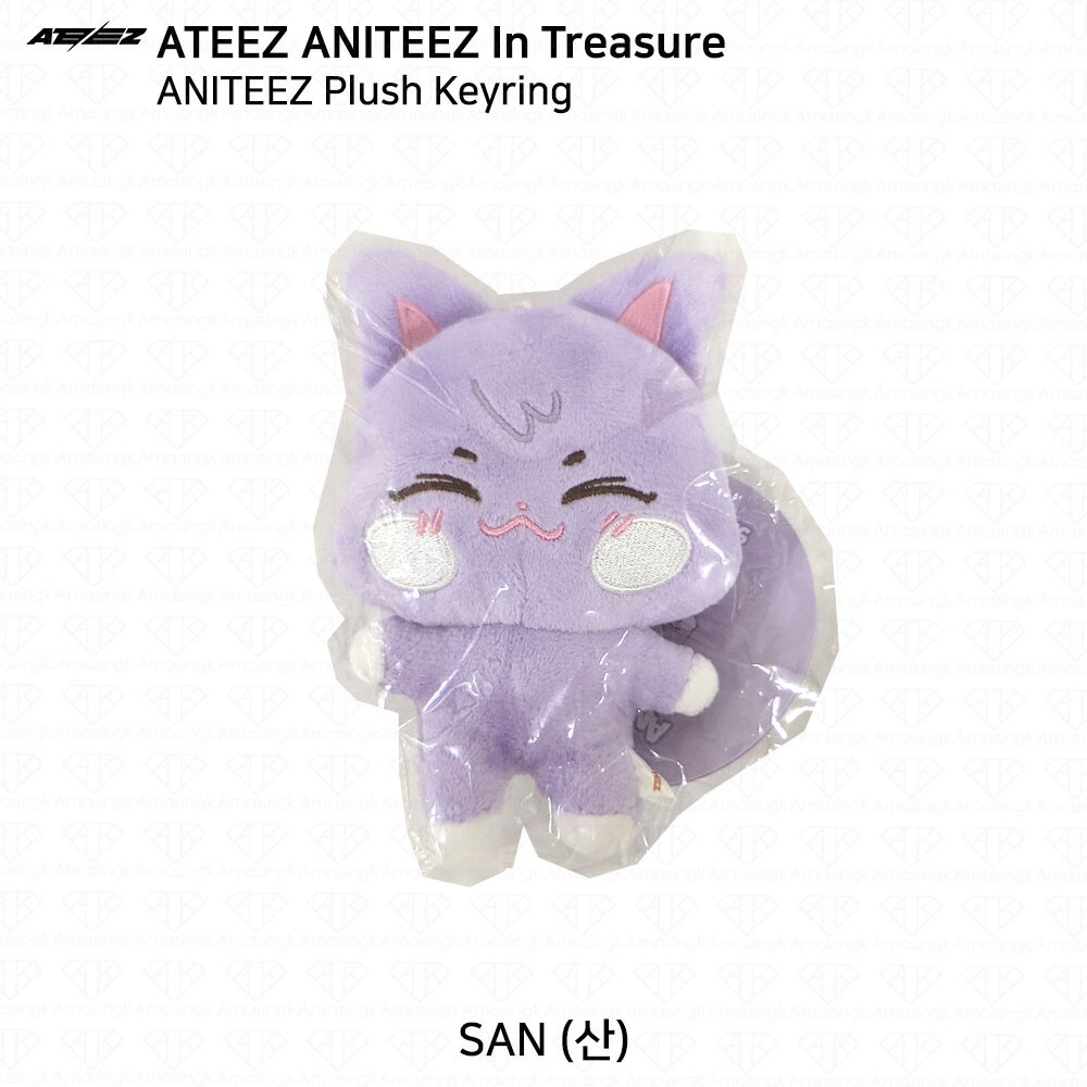 ANITEEZ WOOYOnyang PLUSH DOLL ウヨニャン ATEEZ POP UP STORE ANITEEZ WOOYOnyang Wooyoung Plush Doll NO
