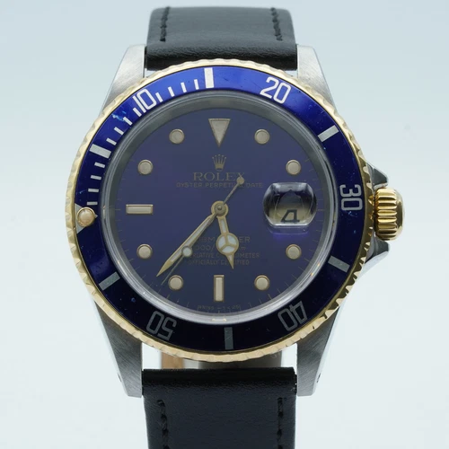 Rolex Submariner Men's Watch 40mm 16613 Steel/Gold Beautiful Condition Vintage