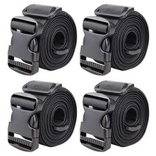 4 PCS 9.5 Ft Long 1.5" Sturdy Lashing Tie Down Straps Utility Straps with Buckle