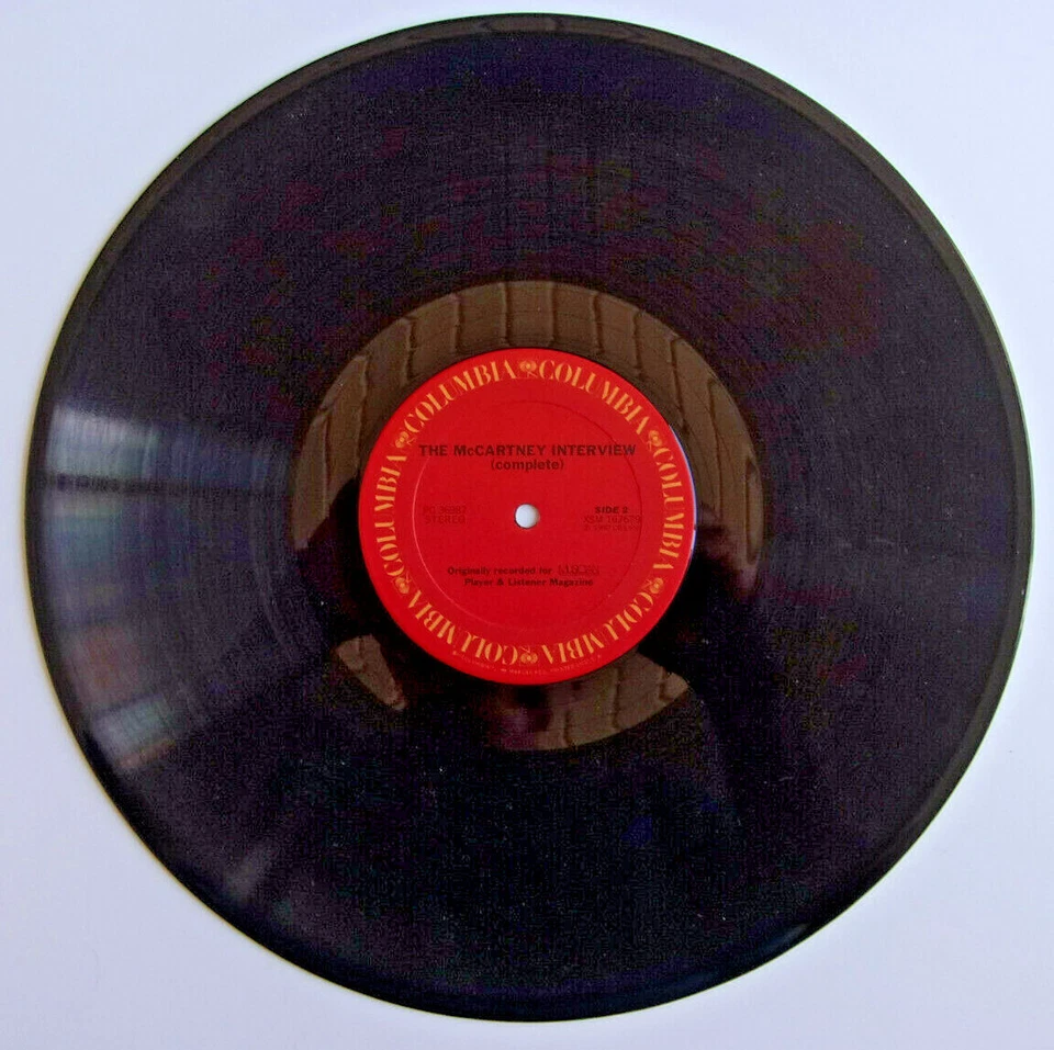 Paul McCARTNEY - The Interview - Vinyl LP 1st 1980 Columbia PC 36987 Beatles Foto 4 de 4