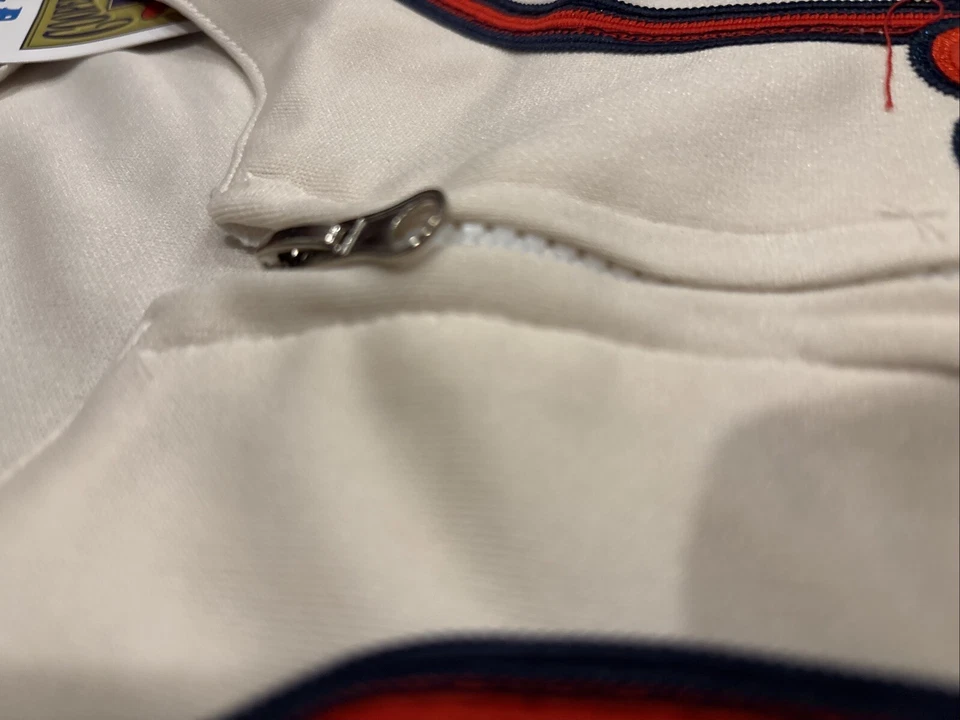 Camiseta para hombre Hank Aaron Milwaukee Braves XL NUEVA CON ETIQUETAS 1957 Home Cream con cremallera Atlanta Foto 4 de 4