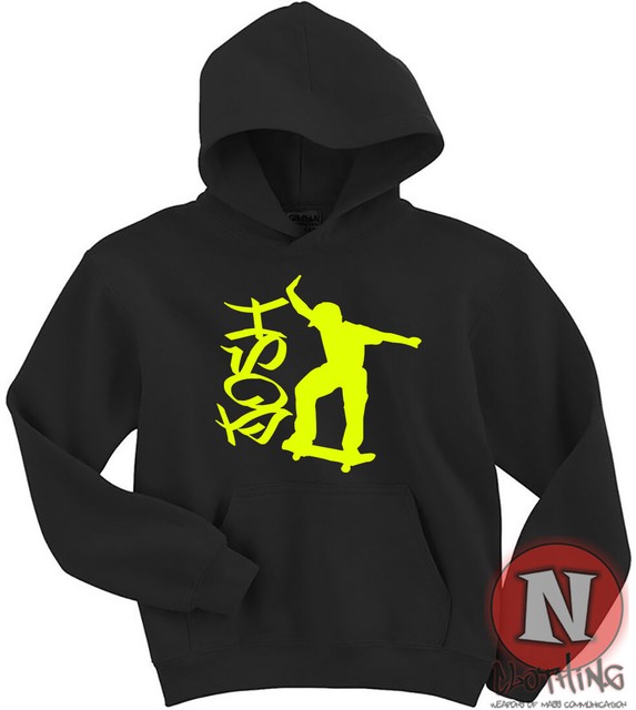 Skateboard personalised hoodie kids Adults top skateboarding Hoody add your name eBay