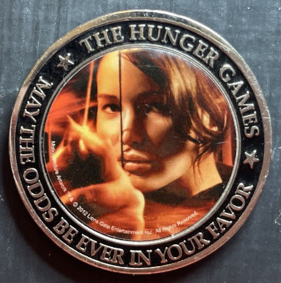Hunger Games May the Odds be Ever in Ur Favor Armed Forces Gaming Challenge Coin
