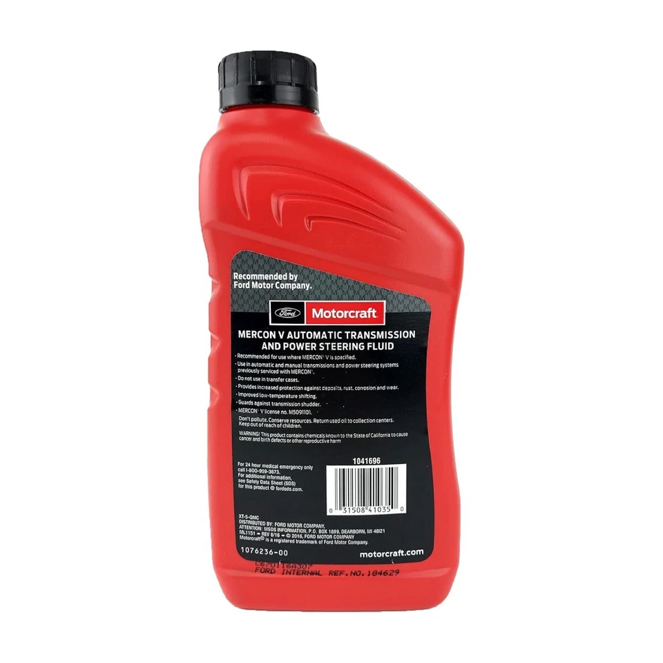 Motorcraft XT5QMC Mercon V Automatic Transmission Fluid, 12 Quarts (Case of 12) Foto 2 de 2