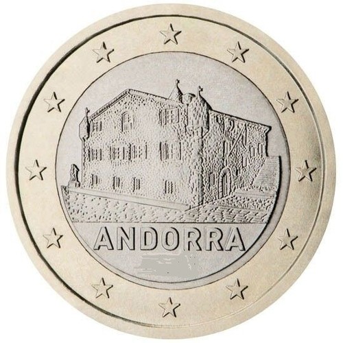 ANDORRA - KMS MIX - Set 1CT / 2EUROS - 3.88€ (8 MÜNZEN SET) UNCIRCULATED - Afbeelding 2 van 2