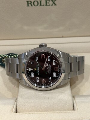 Rolex Air-King 116900 40mm Black Dial Automatic Stainless Steel Watch Box Papers
