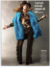 Raquel Zimmermann Janis Joplin Quote Hot Old Lady magazine CLIPPING photo artic