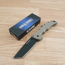 Cold Steel Recon 1 Folding Knife Black 4" S35VN Steel Tanto Blade Dark Earth G10