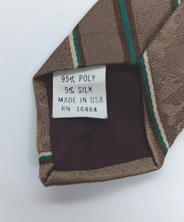 Corbata a rayas The Men's Store MARRÓN  Foto 3 de 3