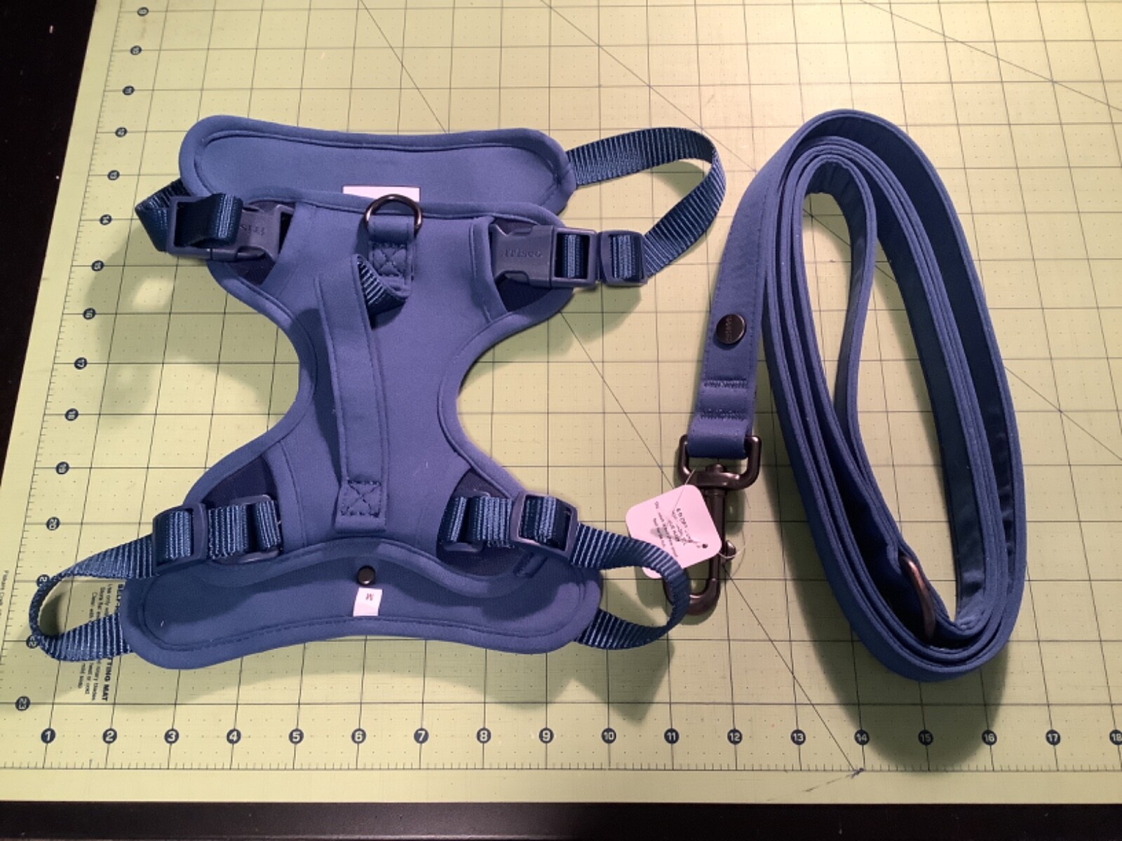 Frisco Better Pet Goods True Navy Blue Harness Med NOWT 6ft Lease NWT