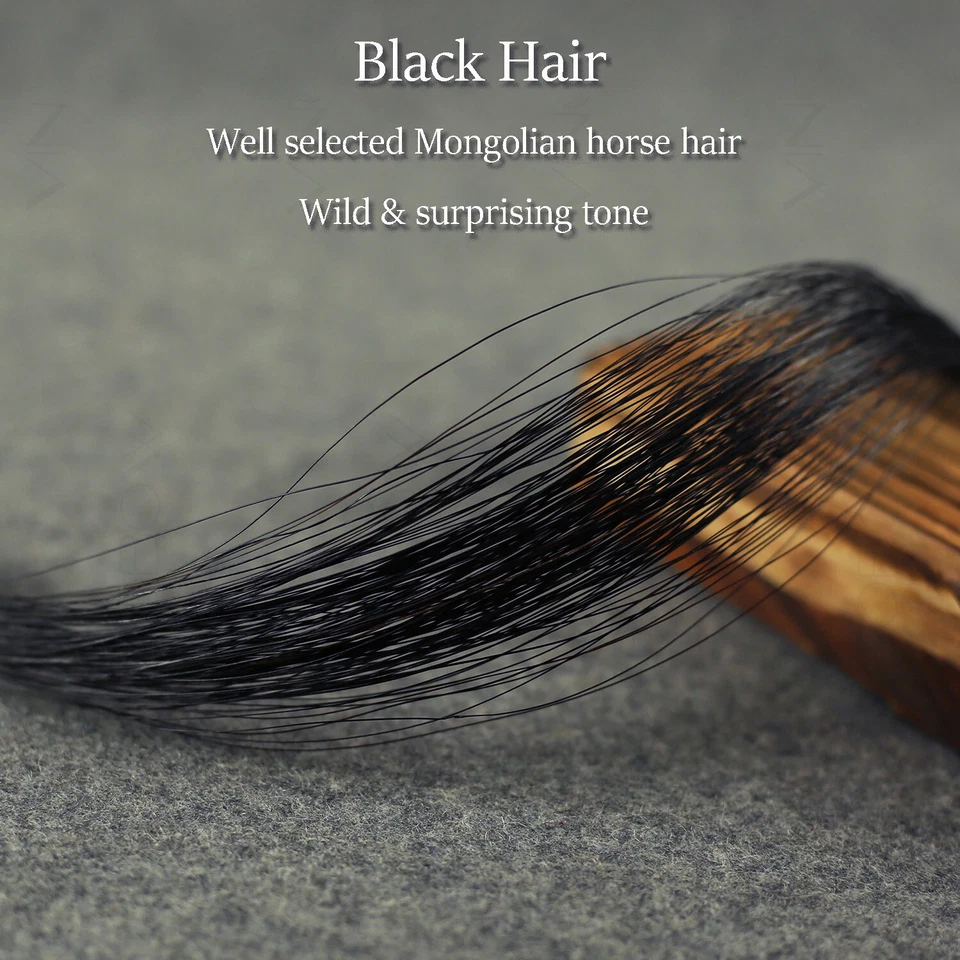 Advanced Carbon Fiber Violin Bow 1/4 Pernambuco Performance Black Hair Straight - Image 2 of 4