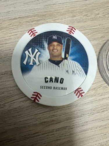 NY Yankees Topps Robinson Cano Pocker Chip and Derek Jeter Colorized Quarter - Picture 5 of 11