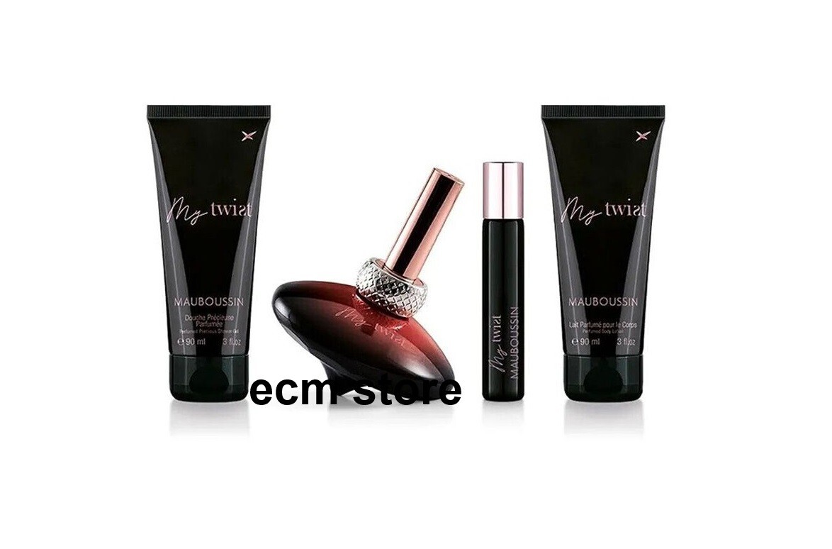 My Twist Mauboussin coffret eau de parfum 90ml lait et gel douche