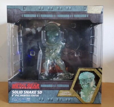 Metal Gear Solid Snake Camouflage Stealth Statue Figure 8