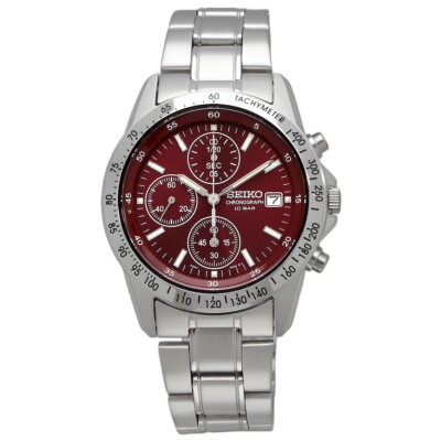 e*h様 SEIKO セイコー 腕時計 SBTQ045 メンズ SPIRIT ス SEIKO SPIRIT SBTQ045 Chronograph Men's Watch Red Limited Model