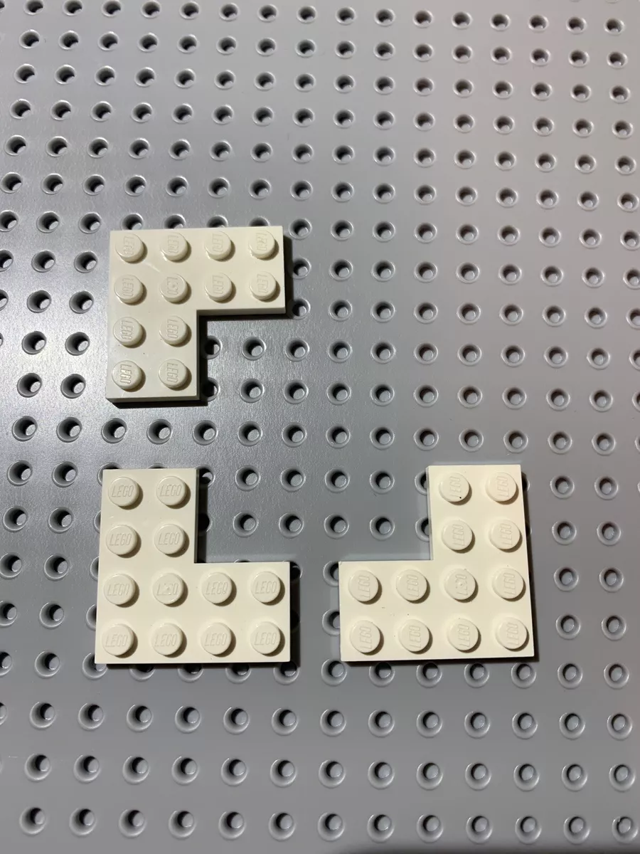 LEGO Parts 2639 Flat Corner Plate 4x4 White Lot of 3pcs eBay
