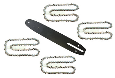 25 cm / 1.3 mm / 3/8'' / 40 TG sword + 4 x chain for Scheppach CSP 2540 / MT33P