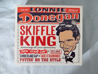 LONNIE DONEGAN- SKIFFLE KING- SANCTUARY RECORDS 2006- 3 CD SET