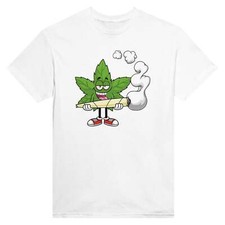 Marjuana Leaf Cartoon T-shirt