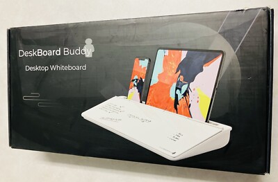 DeskBoard Buddy Desktop Whiteboard with Markers 