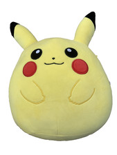Pokemon PIKACHU SQUISHMALLOW Stuffed Animal Plush 10 Kellytoy NEW See Descrip