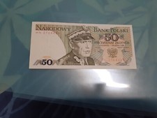 Banknote 1988 Europe Poland 50 ZLOTYCH bank note uncirculated