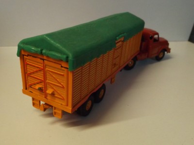 Dinky Supertoys Tracteur Willeme Avec Remorque Bâchée - Boîte D'origine Réf 36 B, Occasion