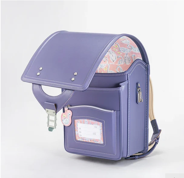 TSUCHIYA KABAN minä perhonen Randoseru Atelier couro híbrido mina JAPÃO NOVO - Imagem 3 de 4