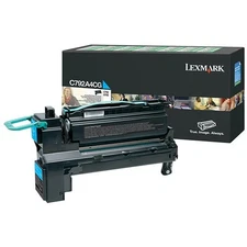 Genuine Lexmark C792A4CG Cyan Toner Cartridge