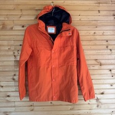 Old Navy Kids Windbreaker Jacket Zip Utility Girls Size XL Orange NWT