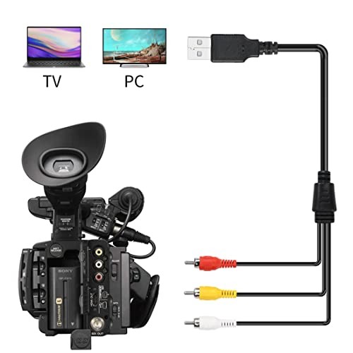 YACSEJAO USB to 3RCA Composite Cable