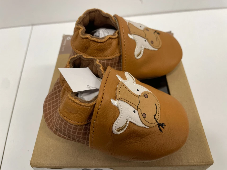 Chaussons Robeez Funny Cow Camel/Marron Bébé 17-18 (0-6 mois) Neuf - Photo 4/4