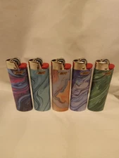 BIC Full Size Assorted Lighters Set Of 5 (lot 114)
