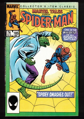 Marvel Tales #185  rep Amazing Spider-Man #45 - vs The Lizard!  1986 VF-