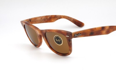 美品 80s B&L WAYFARER 1 AMBER MADE IN USA Ray Ban B&L Wayfarer I vintage sunglasses made in the USA 80s | eBay