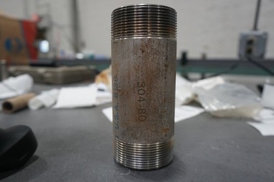 Merit 64835 2x5-1/2 Nipple Welded Sch80 Extra Heavy 304ss Tbe, Free Shipping