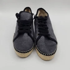 Toni Pons Originals Women's Sie 39 US 9 Blue Canvas Espadrilles Shoes